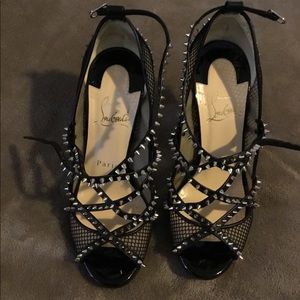 Authentic Christian Louboutin spikes heels